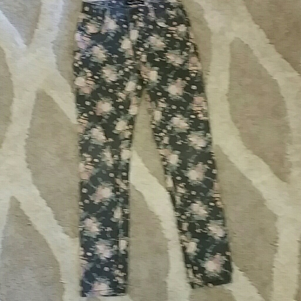Formal flower jeans